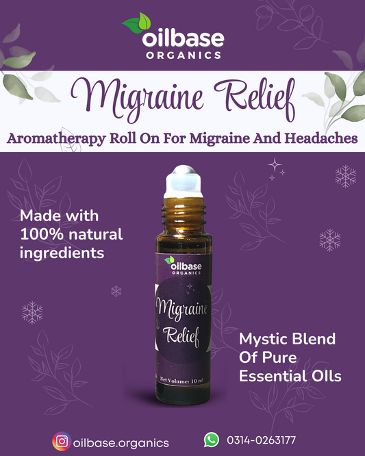 Migraine Relief Aromatherapy Roll On For Headache And Migraines