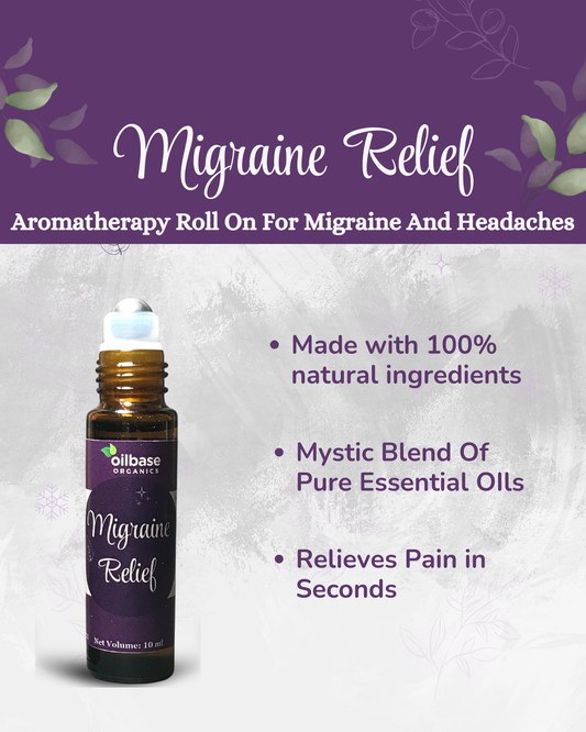 Migraine Relief Aromatherapy Roll On For Headache And Migraines