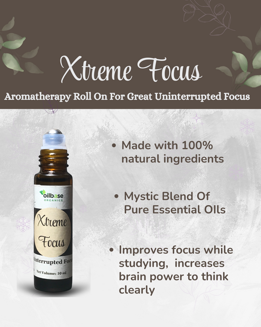 Xtreme Focus Aromatherapy Roll-on For uninterrupted Focus